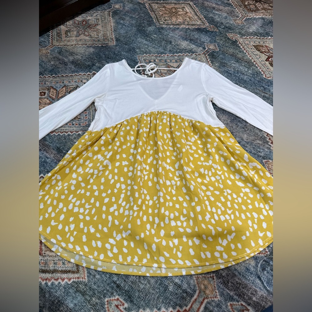 Watermelon‎ White and Yellow Women's Blouse